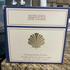 Estee Lauder White Linen Body Powder Grandmacore Luxury Vintage Deadstock